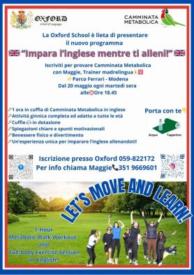 LA CAMMINATA METABOLICA...IN INGLESE!!!